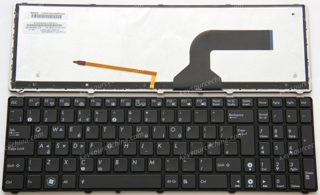 0KN0-E03UK03 ASUS G51 G53 G60 G72 G73 UX50V U50VG VX7 keyboard