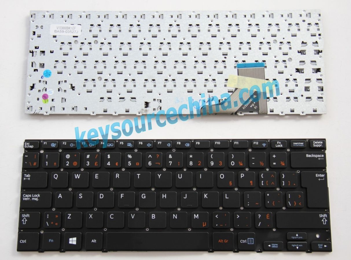 V133660BK1 EF Original Samsung 530U3​B NP530U3B 530U3C NP530U3C 535U3C NP535U3C Clavier Canadian(CA) Keyboard