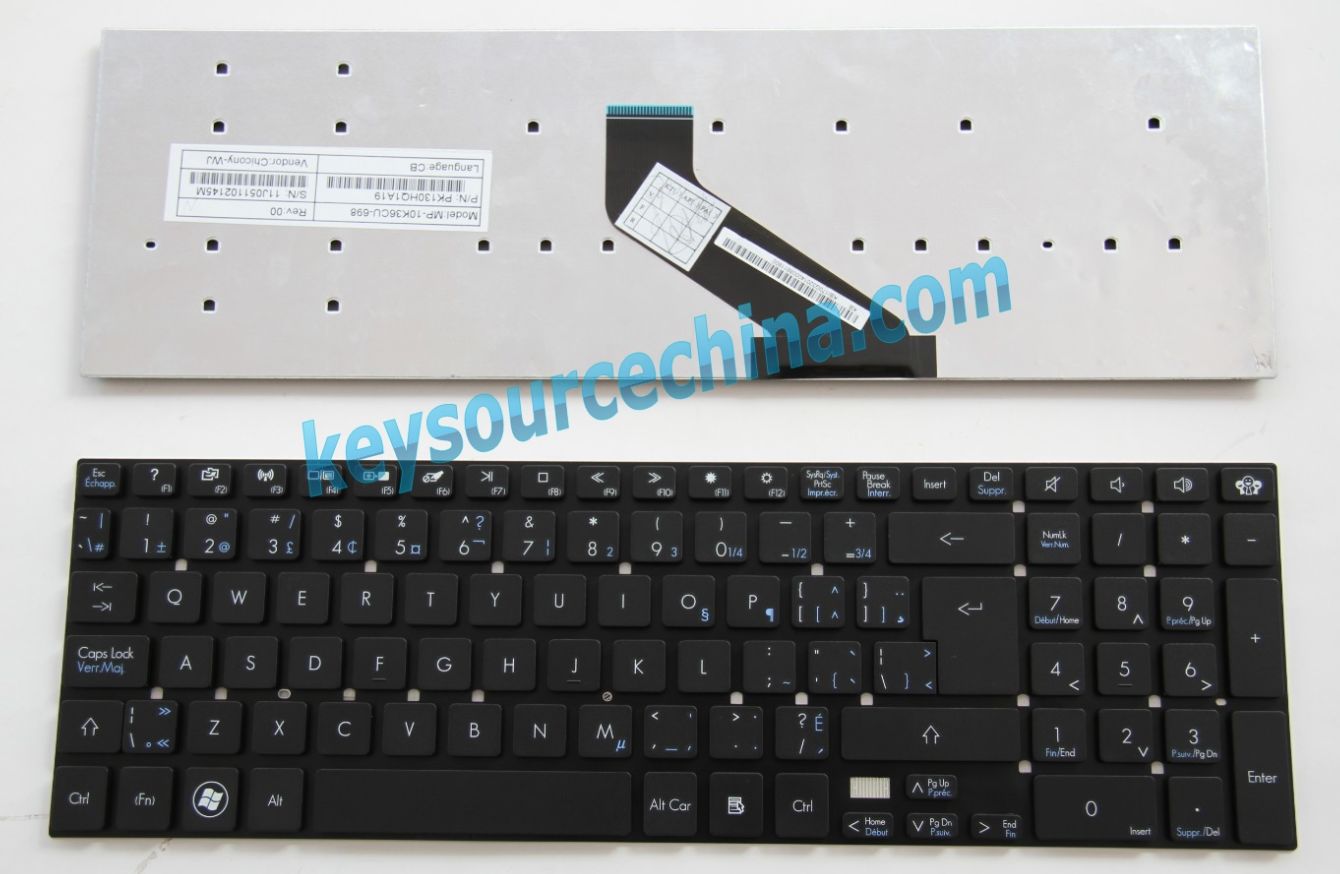 MP-10K36CU-698 Original Packard Bell EasyNote LK11 LK11BZ LV11 LV11HC LS11 LS11HR TS11 TS11SB TS11HR TS13 TS13-HR TV11 TV11-HC Clavier Canadian(CA) Keyboard