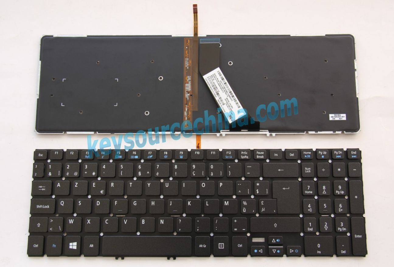 9Z.NAGBQ.11A Original Acer Aspire V5-552 V5-572 V5-572G V5-572P AZERTY Belgisch/BE Toetsenbord