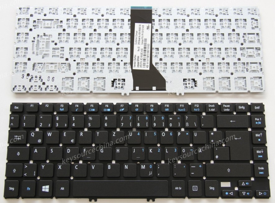 NKI14170BT31,PK130YO1A09,Acer Aspire R7 Deutsch Laptop-Tastatur,Acer Aspire R7-571 Series Deutsch Laptop-Tastatur,Acer Aspire R7-572 Deutsch Laptop-Tastatur