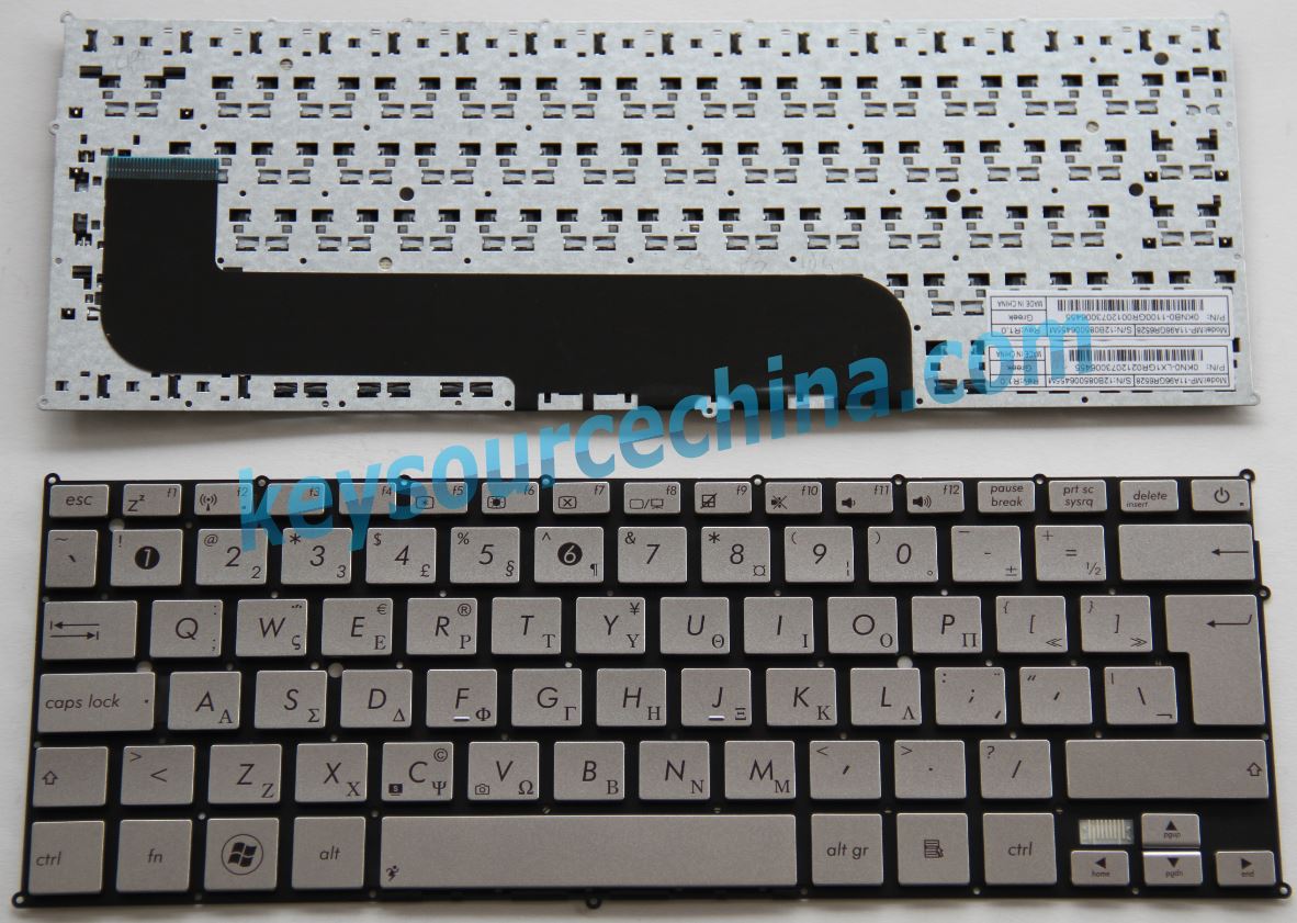 0KNB0-1100GR001 ASUS UX21 UX21A UX21E Zenbook UX21E Greek laptop Keyboard πληκτρολόγιο