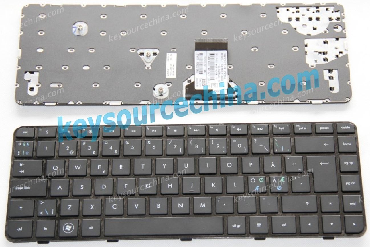 608222-DH1 597911-DH1 HP dm4-1000 Nordic laptop keyboard