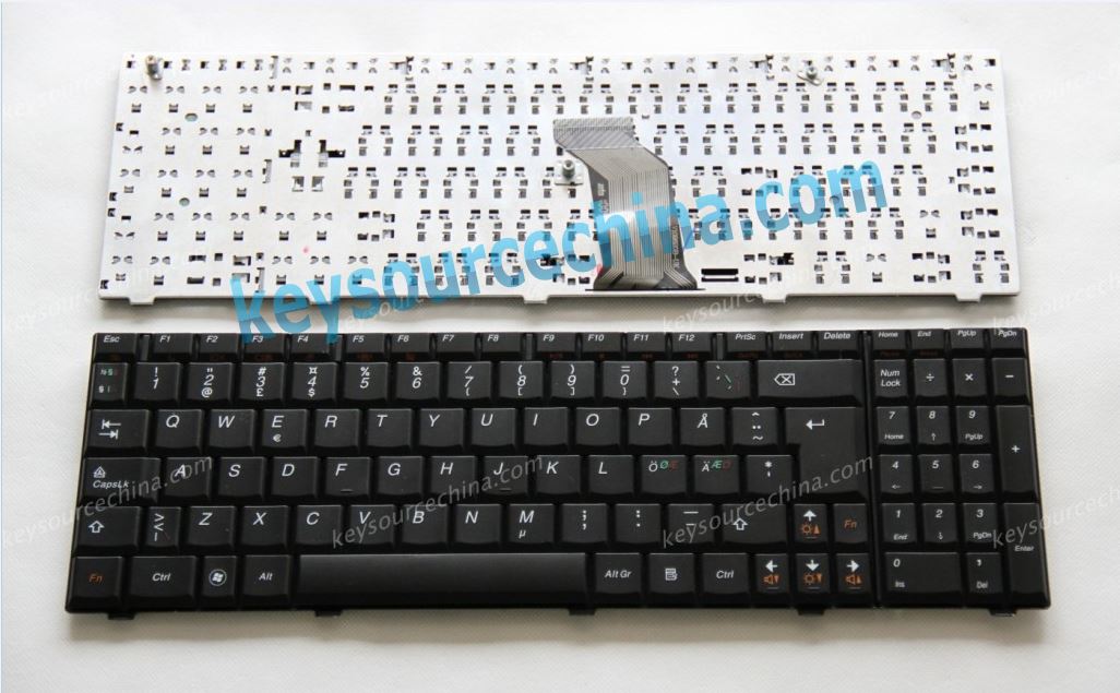 25-009871 Lenovo Ideapad G560 G565 Nordic laptop keyboard