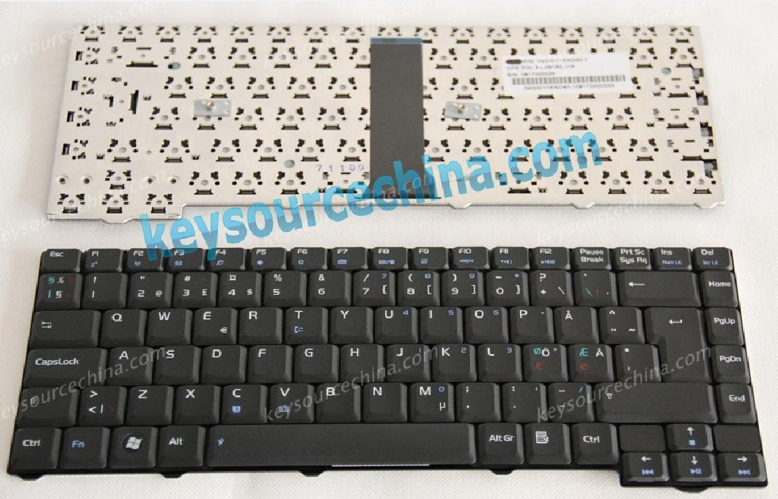 04Gni11knd40-1 Asus F2 Nordic laptop keyboard black