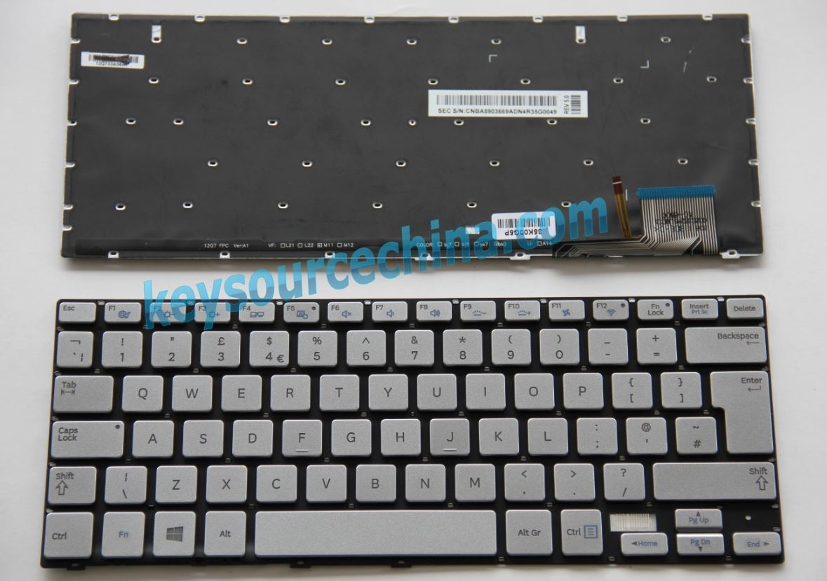 CNBA5903669ADN Original Samsung 730U3E NP730U3E 740U3E NP740U3E Backlight Laptop Keyboard UK Complete