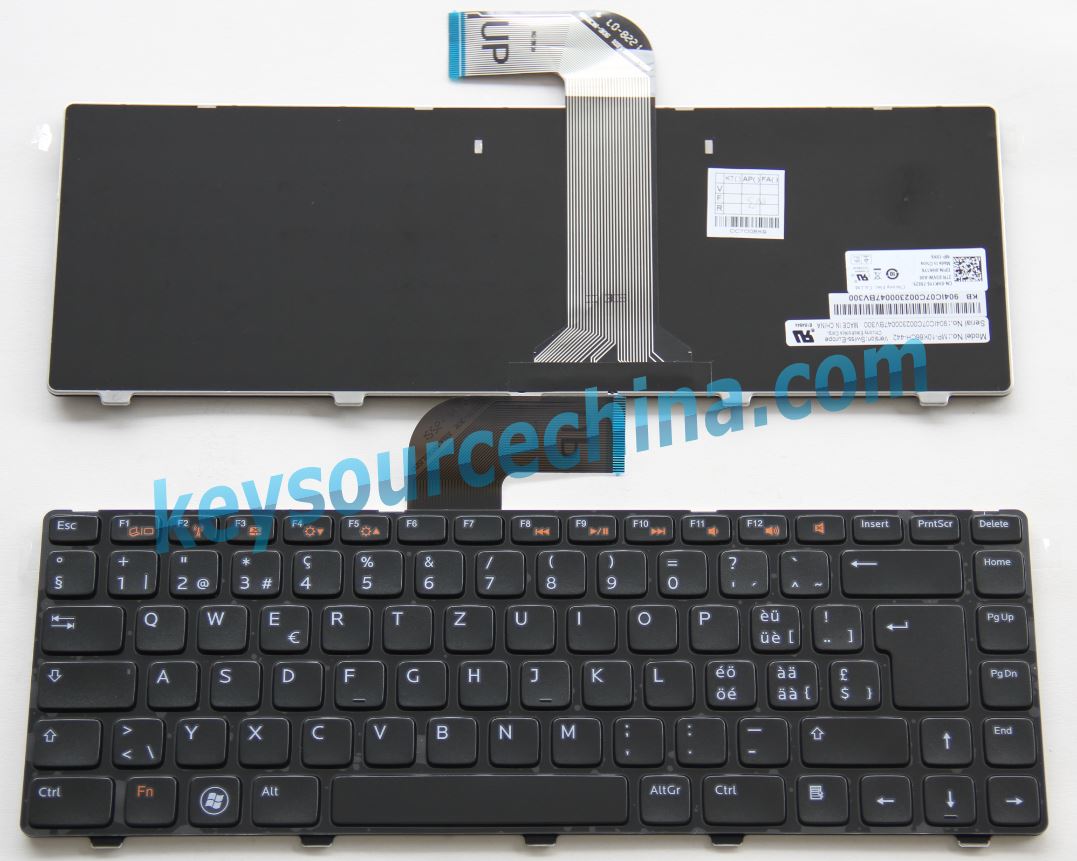 0hk1y6 Dell Inspiron 14r N4110 M4040 N4050 N5040 N5050 M5040 Vostro 1440 1550 3350 Qwertz Tastatur Laptop Schweiz Ch Keyboard Swiss Keyboard Nordic Laptop Keyboards