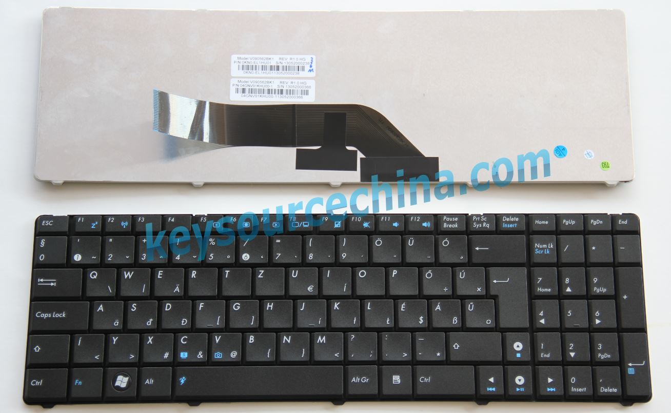 HUN Hungary Keyboard Gyári Új Magyar nyelvű Billentyűzet for ASUS K50 X5D K51 K60 K61 K62 K70 X66 X70 P50 F50 F52