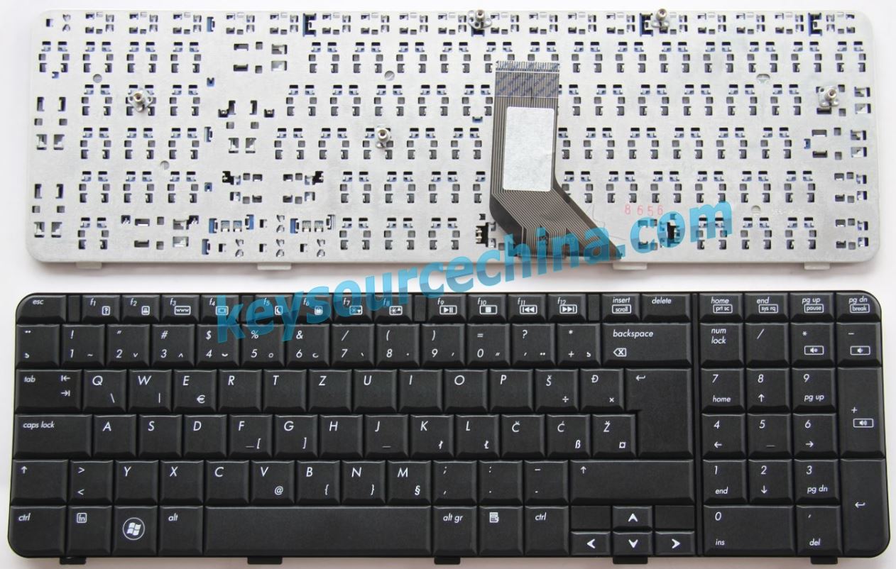 Slovenian Croatian Serbian Bosnia Herzegovina HP G71 Compaq Presario CQ71  CQ71-320EM CQ71-430EM CQ71-410EM CQ71-330EM keyboard