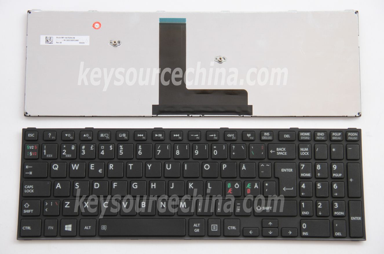 TOSHIBA Nordic laptop keyboards-Nordic and Hungarian laptop keyboards