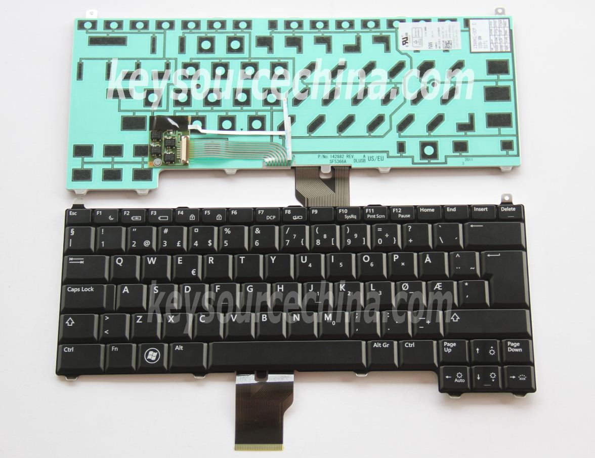 Originalt Dell Latitude E4200 Norwegian Keyboard Backlit