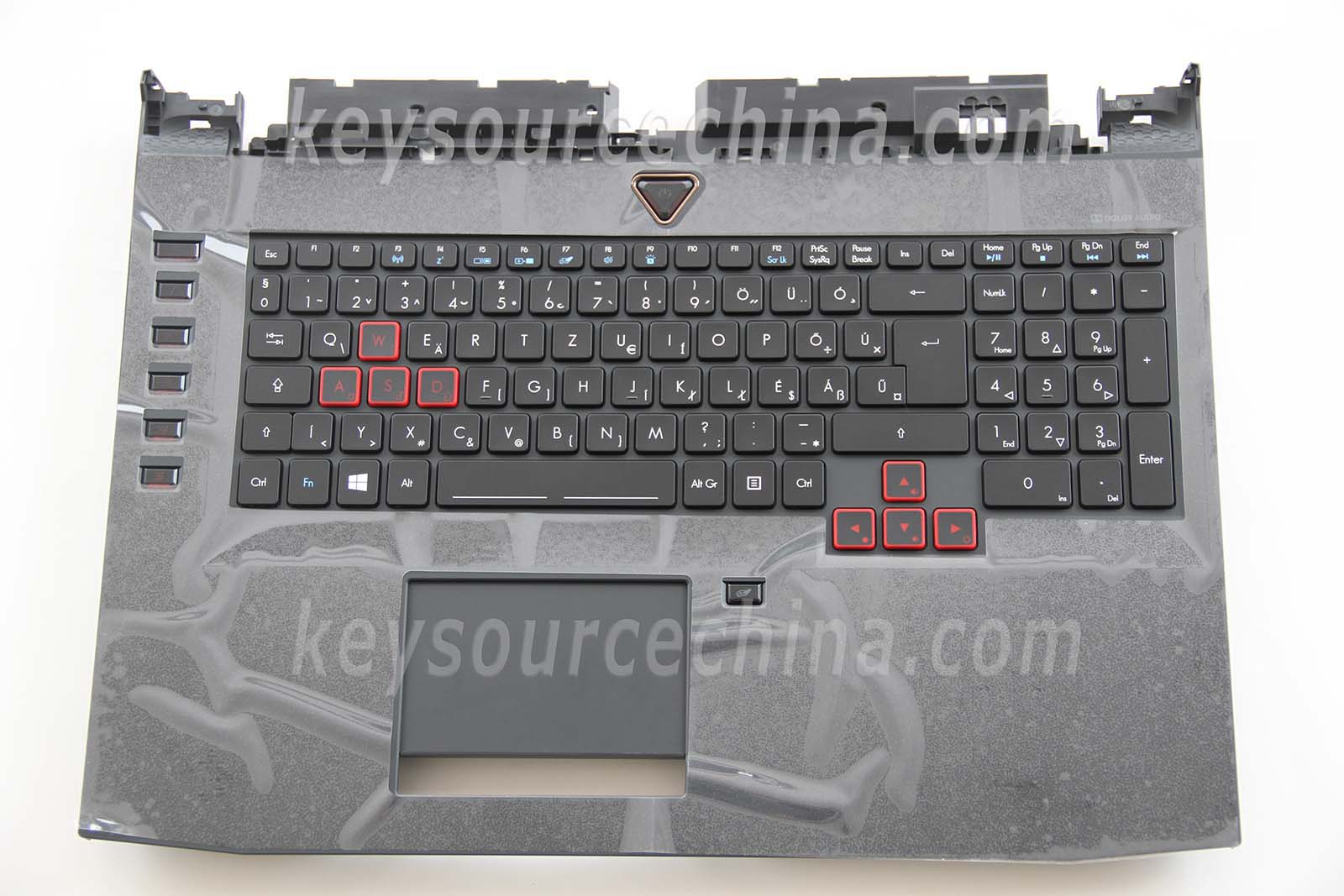 NKI151301G Magyar Billentyűzet for Acer Predator 17 G9-791 Keyboard Hungaian Backlit Top case with touch pad