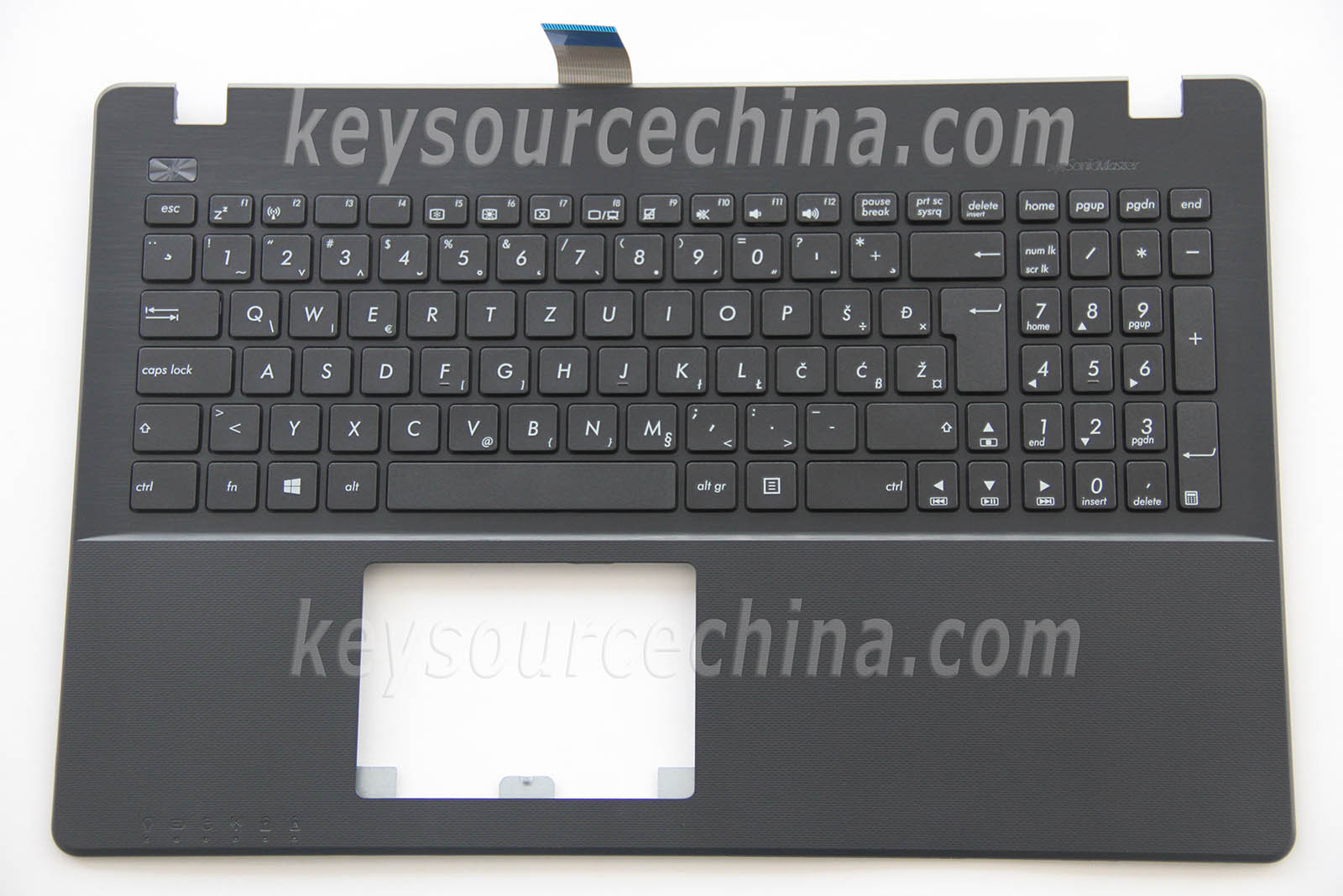 Asus F550CA F550CC F550LA F550LB F550LC FX550JK FX550JX FX550VX Tipkovnica Slovenian Bosnian Croatian Serbian Laptop Keyboard Black Top case