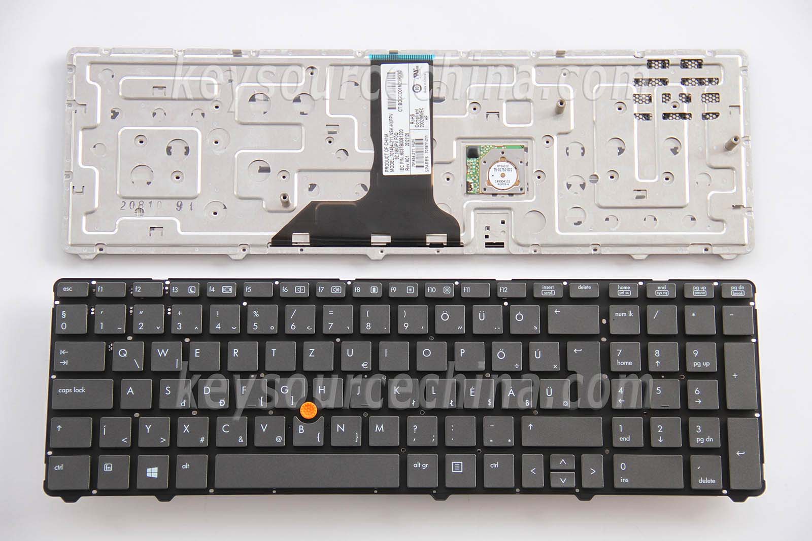 684392-211 Magyar Billentyűzet for HP EliteBook 8770w Mobil Workstation Laptop Keyboard Hungarian